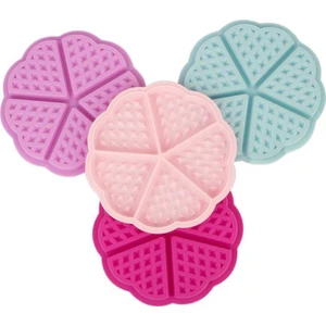 Slikon 5 Bölmeli Mini Tart Kalıbı(Buz Mavisi)