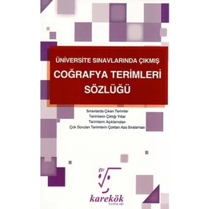Karekök Yayıncılık Coğrafya Terimler Sözlüğü
