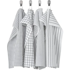 IKEA Rınnıg Kurulama Bezi Beyaz-Koyu Gri