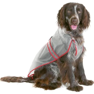 Köpekler Için Şeffaf Yağmurluk 50 cm Siyah