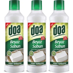 Yüzey Temizleyiciler Beyaz Sabun 3 x 1 L
