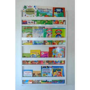 İsabet Montessori Kitaplık Eğitici Çocuk Kitaplığı 4 Raflı