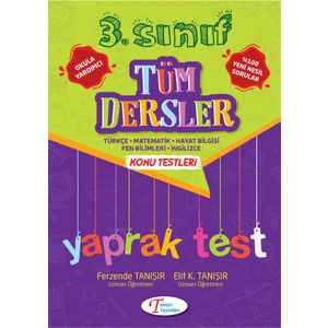 Tanışır Yayınları 3. Sınıf Tüm Dersler Yaprak Test