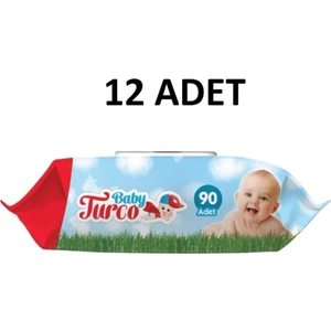 Baby Turco Int Baby Turco Islak Havlu 90 Lı X12