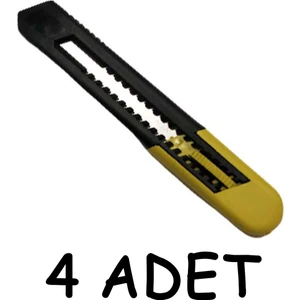 Maket Bıçağı Plastik Falçata (4 'li)