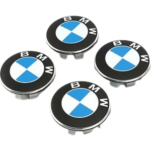 Blueoto  Bmw E36 E39 E46 E60 E90 F30 Jant Göbeği Kabartmalı Göbek Dış Çapı 6.8 mm (4'lü Set)