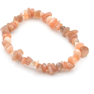 Doğal Kırık Taş Güneş Taşı Bileklik  Doğal Taş