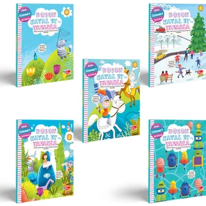 Düşün, Hayal Et ve Tasarla 5'li Etkinlik Seti (Dikkat, Görsel Algı ve Yaratıcı Düşünme Becerisi
