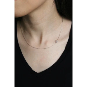 Argentum Concept Gümüş B Harfi Kolye