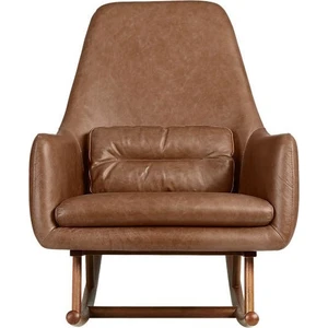 Myruf Sallanan Sandalye - Bronz Deri