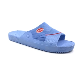 08025 Mavi Kaymaz  Plaj Havuz Banyo Erkek Günlük Terlik