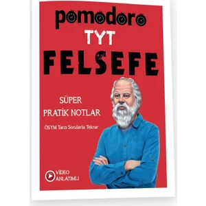 Pomodoro Eğitim Yayınları TYT Felsefe Konu Soru Süper Pratik Notlar