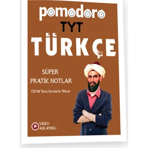 Pomodoro Eğitim Yayınları TYT Türkçe Konu Soru Süper Pratik Notlar