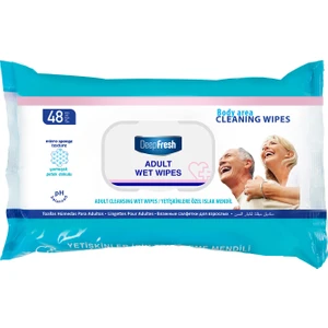 Deep Fresh Yetişkin Vücut Temizleme Mendili 48 Yaprak