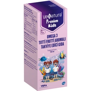 Premium Kids Omega 3 Tutti Frutti Aromalı Takviye Edici Gıda
