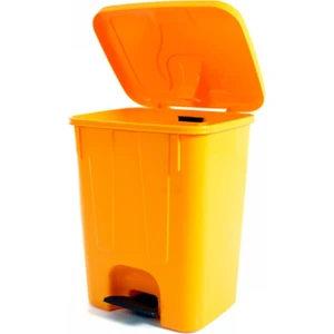 Çöp Kovası Pedallı 85LT Sarı