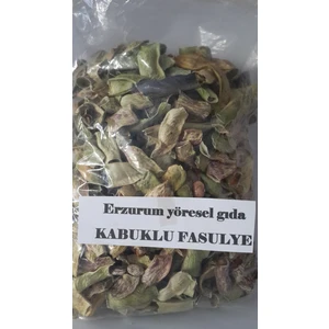 Erzurum Yöresel Gıda-Kabuklu Fasulye 1 kg