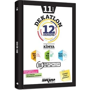 Ankara Yayıncılık 11.Sınıf  Kimya 12 Deneme Dekatlon