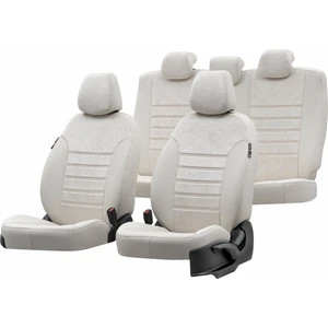 Isuzu D-Max 2004-2011 Özel Üretim Koltuk Kılıfı Milano Design Fildişi