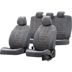 Isuzu D-Max 2004-2011 Özel Üretim Koltuk Kılıfı Milano Design Füme