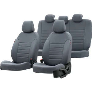 Opel Vectra C 2002-2008 Özel Üretim Koltuk Kılıfı New York Design Füme