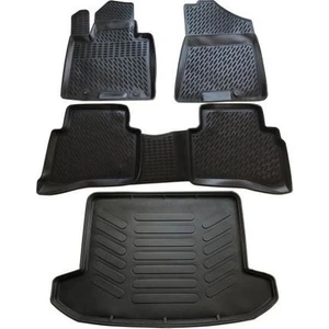 Volkswagen Golf 7 2013-2020 Arası Birebir Uyumlu 3D Paspas + Bagaj Havuzu İkili Set