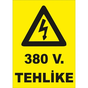 380 Volt Levhası