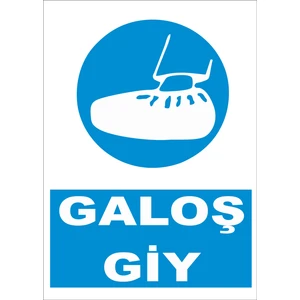 Galoş Giy Levhası