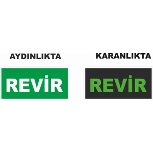 Revir Fosforlu Levhası
