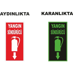 Yangın Söndürücü Fosforlu Levhası