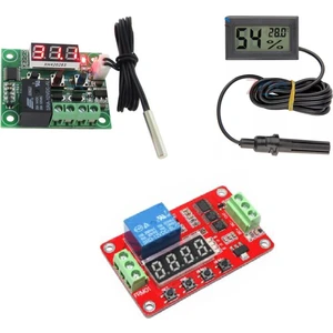 Bmk Electro Ankara 3'lü Set Isı Kontrol W1209, Zaman Ayarlı Röle FRM01, Nem ve Isı Ölçer 030405