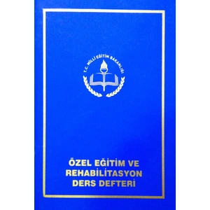 Özel Eğitim ve Rehabilitasyon Ders Defteri Açık Mavi 20 x 28 cm