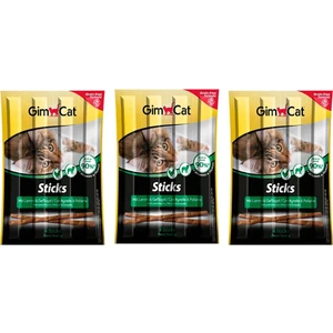 Sticks Tahılsız Kuzu Etli ve Tavuklu Kedi Ödül Çubukları 4'lü 20 gr (3 Adet)
