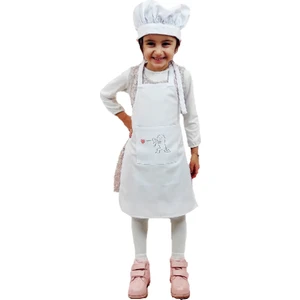 Mandalin Consept Chef Mutfak Önlüğü Şapkalı ART27