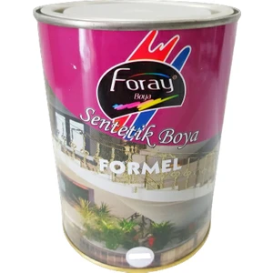 Kırmızı Sentetik Parlak / Yağlı Boya 1 kg (0,75lt.) Ahşap Metal ve Beton Yüzeyler İçin
