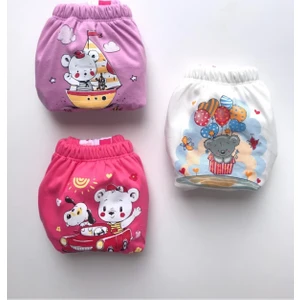 Bebek Tuvalet Eğitim Külodu Alıştıma 3lü Alıştıma Külodu