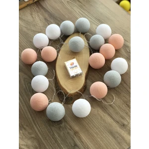 Trend.Home Işıklı Top Bebek Odası Montessori 3 Metre - 20 Adet