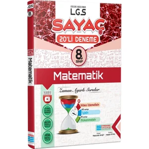 Evrensel İletişim Yayınları 8.Sınıf  Matematik  (Sayaç ) 20'li Deneme