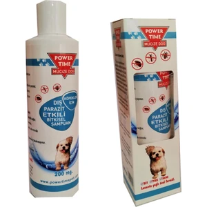 Power Time Köpek Şampuanı Power Time Mucize Dog Dış Parazit Etkili Bitkisel Şampuan 200 Mg