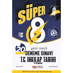 Nitelik Yayınları 8. Sınıf Deneme Nesil Süper İnkılap Tarihi