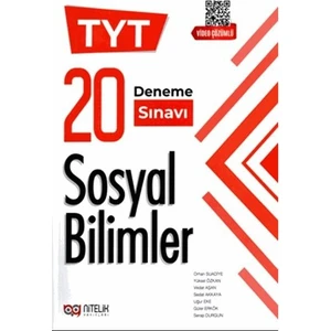 Nitelik Yayınları YKS TYT Sosyal Bilimler 20 Deneme Sınavı video Çözümlü