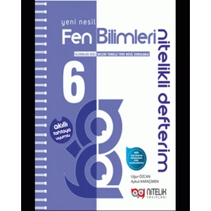 Nitelik Yayınları 6. Sınıf Akıllı Defter Fen Bilimleri Nitelik Yayınlarıli