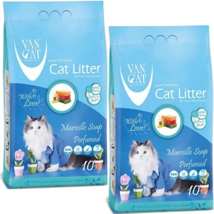 Van Cat Cimri.com Vancat Marsilya Sabun Kokulu 2X10 kg Kedi Kumu