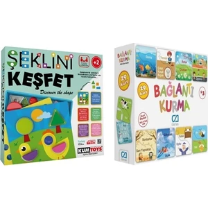 Şeklini Keşfet + Ca Bağlantı Kurma (2'li Oyun Seti)