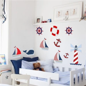 Kt Decoration Denizci Çocuk Odası Duvar Sticker