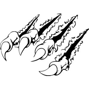 Tellgraf Pençe Figürlü Araç Sticker