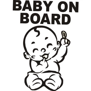 Tellgraf Baby On Board Araç Sticker