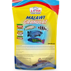 Malawi Granulat 860 gr Zippack Omega-3 Red Algae Yunus Sarı Prenses Ahli Ciklet Yüksek Protein Balık Yemi