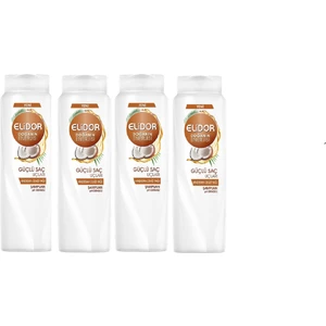 Şampuan 550 ml Hindistan Cevizi Güçlü Saç Uçları 4'lü