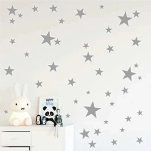 Yıldız Duvar Sticker 3-4-5 cm 100 Adet